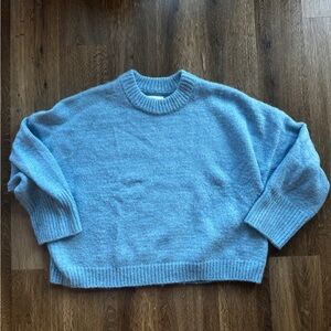 Abercrombie & Fitch Blue Crew Neck Sweater